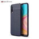 For Huawei Honor 20 Lite Litchi Texture TPU Shockproof Case(Navy Blue) - 1