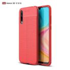 For Huawei Honor 20 Lite Litchi Texture TPU Shockproof Case(Red) - 1