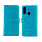 For Vivo U10 / Y17  Crazy Horse Texture Horizontal Flip Leather Case with Holder & Card Slots & Wallet & Photo Frame(Baby Blue) - 1