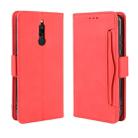 For Xiaomi Redmi 8 Wallet Style Skin Feel Calf Pattern Leather Case with Separate Card Slot(Red) - 1