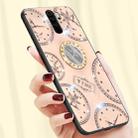For Xiaomi Redmi Note 8 Pro Fashion Clock Pattern Rhinestone Mobile Phone Shell with Bracket / Hand Rope / Lanyard(Rose Gold) - 2