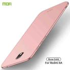 For Xiaomi RedMi 8A MOFI Frosted PC Ultra-thin Hard Case(Rose gold) - 1