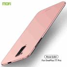 For Oneplus 7T Pro MOFI Frosted PC Ultra-thin Hard Case(Rose gold) - 1