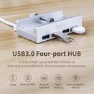 ORICO  MH4PU-P Aluminum Alloy 4 Ports USB3.0 Clip-type HUB(Silver) - 11