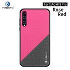 For Xiaomi Mi 9 Pro PINWUYO Rong Series  Shockproof PC + TPU+ Chemical Fiber Cloth Protective Cover(Red) - 1