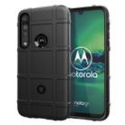 For Moto G8 Plus Full Coverage Shockproof TPU Case(Black) - 1