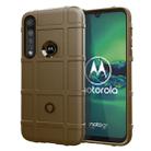 For Moto G8 Plus Full Coverage Shockproof TPU Case(Brown) - 1