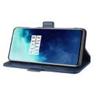 For One Plus 7T Pro Double Buckle Crazy Horse Business Mobile Phone Holster with Card Wallet Bracket Function(Blue) - 5