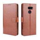 For LG K40S  Retro Crazy Horse Texture Horizontal Flip Leather Case with Holder & Card Slots & Photo Frame(Brown) - 1