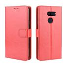 For LG K40S  Retro Crazy Horse Texture Horizontal Flip Leather Case with Holder & Card Slots & Photo Frame(Red) - 1