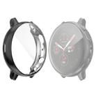 For Samsung Galaxy Watch Active 2 44mm ENKAY Hat-prince Full Coverage Electroplate TPU Case(Black) - 1