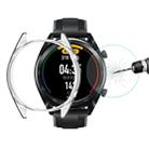 For HUAWEI Watch GT Classic / GT Active / GT Sport 46mm ENKAY Hat-prince 2 in 1 Full Coverage Transparent TPU Case + 0.2mm 9H 2.15D Curved Edge Tempered Glass Film - 1