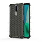 For Oppo A9 (2020) Shockproof Honeycomb PC + TPU Case(Grey) - 1