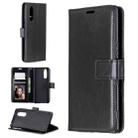 For Sony Xperia 5 Crazy Horse Texture Horizontal Flip Leather Case with Holder & Card Slots & Wallet & Photo Frame(Black) - 1