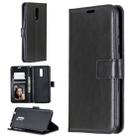 For Nokia 3.2 Crazy Horse Texture Horizontal Flip Leather Case with Holder & Card Slots & Wallet & Photo Frame(Black) - 1