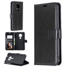 For Nokia 6.2 / 7.2 Crazy Horse Texture Horizontal Flip Leather Case with Holder & Card Slots & Wallet & Photo Frame(Black) - 1