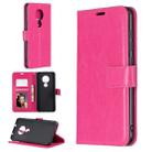 For Nokia 6.2 / 7.2 Crazy Horse Texture Horizontal Flip Leather Case with Holder & Card Slots & Wallet & Photo Frame(Rose) - 1