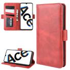 For OPPO Reno Ace / Realme X2 Pro Dual-side Magnetic Buckle Horizontal Flip Leather Case with Holder & Card Slots & Wallet & Photo Frame(Red) - 1