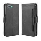 For Oppo Reno A Wallet Style Skin Feel Calf Pattern Leather Case with Separate Card Slot(Black) - 1
