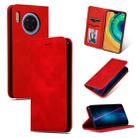 For Huawei Mate 30 Retro Skin Feel Business Magnetic Horizontal Flip Leather Case(Red) - 1