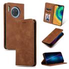 For Huawei Mate 30 Retro Skin Feel Business Magnetic Horizontal Flip Leather Case(Brown) - 1