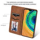 For Huawei Mate 30 Retro Skin Feel Business Magnetic Horizontal Flip Leather Case(Brown) - 2