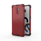 For Oppo Reno Ace Shockproof Honeycomb PC + TPU Case(Red) - 1