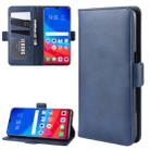 For OPPO F9 / F9 Pro / Realme 2 Pro / A7X Dual-side Magnetic Buckle Horizontal Flip Leather Case with Holder & Card Slots & Wallet & Photo Frame(Blue) - 1