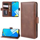 For OPPO A1k / Realme C2 Dual-side Magnetic Buckle Horizontal Flip Leather Case with Holder & Card Slots & Wallet(Brown) - 1