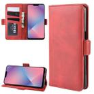 For OPPO A5 / A3s / AX5 Dual-side Magnetic Buckle Horizontal Flip Leather Case with Holder & Card Slots & Wallet & Photo Frame(Red) - 1
