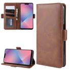 For OPPO A5 / A3s / AX5 Dual-side Magnetic Buckle Horizontal Flip Leather Case with Holder & Card Slots & Wallet & Photo Frame(Brown) - 1