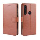 For  Motorola Moto G8 Plus Retro Crazy Horse Texture Horizontal Flip Leather Case with Holder & Card Slots & Photo Frame(Brown) - 1