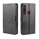 For  Motorola Moto G8 Play Retro Crazy Horse Texture Horizontal Flip Leather Case with Holder & Card Slots & Photo Frame(Black) - 1