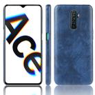 For Oppo Realme X2 Pro / Reno Ace Shockproof Litchi Texture PC + PU Case(Blue) - 1