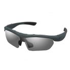 LK88 CSR4.0 Bluetooth Polarizer Glasses Folding Portable Lightweight Bluetooth Glasses Stereo Sound Earphone(Black) - 1
