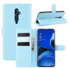 For vivo NEX 3 Litchi Texture Horizontal Flip Leather Case with Wallet & Holder & Card Slots(Blue) - 1