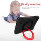 For iPad Air/Air2/Pro9.7 EVA + PC Flat Protective Shell with 360 ° Rotating Bracket(Black+Red) - 4