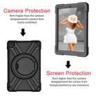 For Galaxy Tab A 10.1 (2019) EVA + PC Flat Protective Shell with 360 Degree Rotating Bracket(Black+Black) - 2
