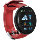 D18 1.3inch TFT Color Screen Smart Watch IP65 Waterproof,Support Call Reminder /Heart Rate Monitoring/Blood Pressure Monitoring/Sleep Monitoring(Red) - 1