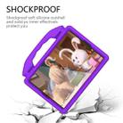 For iPad 10.2 EVA Flat Anti Falling Protective Shell with Thumb Bracket(Purple) - 4