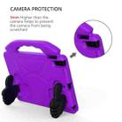 For iPad 10.2 EVA Flat Anti Falling Protective Shell with Thumb Bracket(Purple) - 6