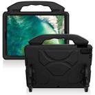 For iPad Pro 10.5 inch  EVA Flat Anti Falling Protective Shell with Thumb Bracket(Black) - 1