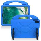 For iPad Pro 10.5 inch  EVA Flat Anti Falling Protective Shell with Thumb Bracket(Blue) - 1