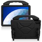 For iPad Air3 10.5  inch EVA Flat Anti Falling Protective Shell with Thumb Bracket(Black) - 1