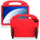 For iPad Air3 10.5  inch EVA Flat Anti Falling Protective Shell with Thumb Bracket(Red) - 1