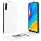 For Huawei Enjoy 10  Crazy Horse Vertical Flip Leather Protective Case(White) - 1