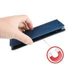 For iPhone SE 2022 / SE 2020 / 8 / 7 Retro-skin Business Magnetic Suction Leather Case with Purse-Bracket-Chuck(Dark Blue) - 2