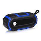 New Rixing NR5016 Wireless Portable Bluetooth Speaker Stereo Sound 10W System Music Subwoofer Column, Support TF Card, FM(Blue) - 1