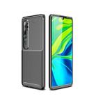 For Xiaomi Mi CC9 Pro / Note 10 Beetle Series Carbon Fiber Texture Shockproof TPU Case(Black) - 1