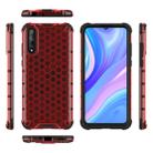For  Huawei Enjoy10S  Shockproof Honeycomb PC + TPU Case(Red) - 1